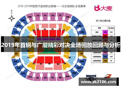2019年首钢与广厦精彩对决全场回放回顾与分析
